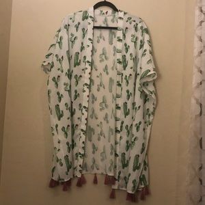 Cactus Kimono with tassels